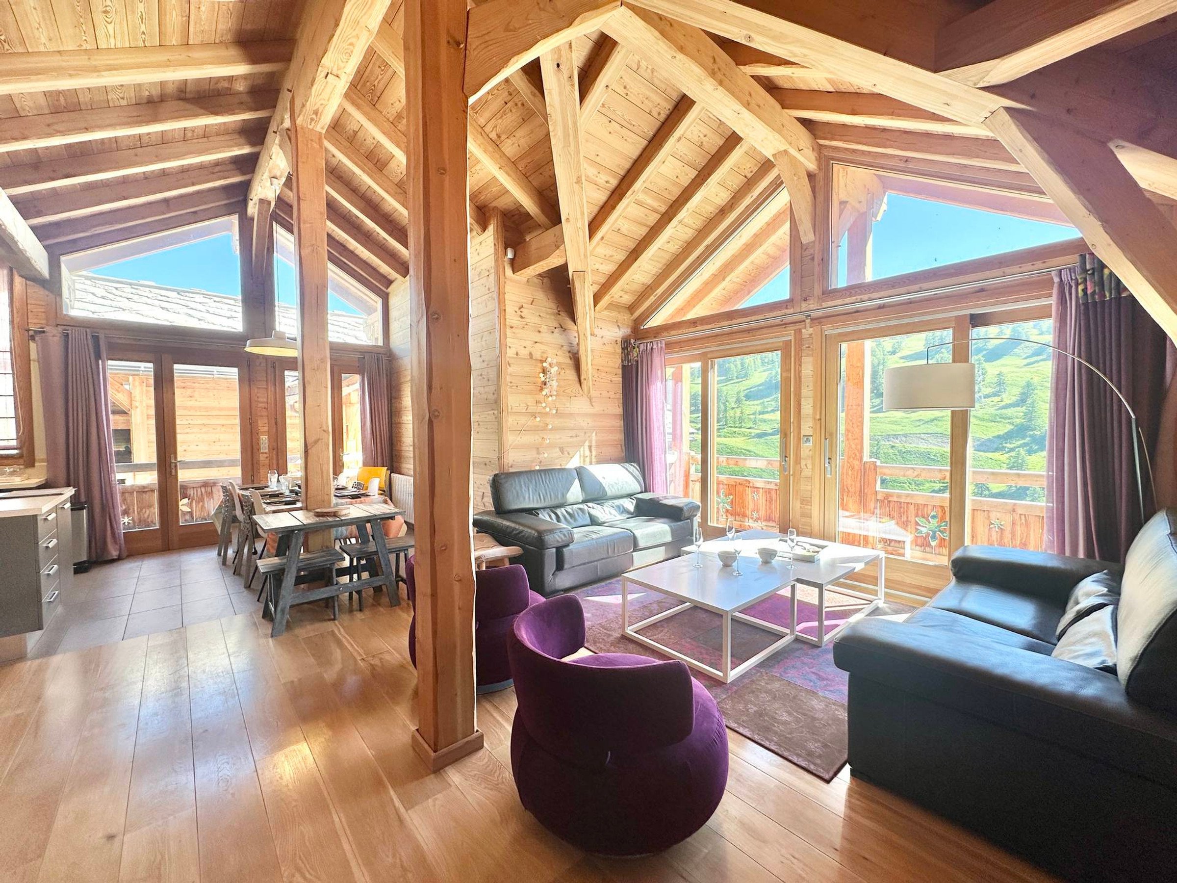 Chalet 7 pièces 12 personnes avec bain à remous - CHALET PADISCHA - Vars