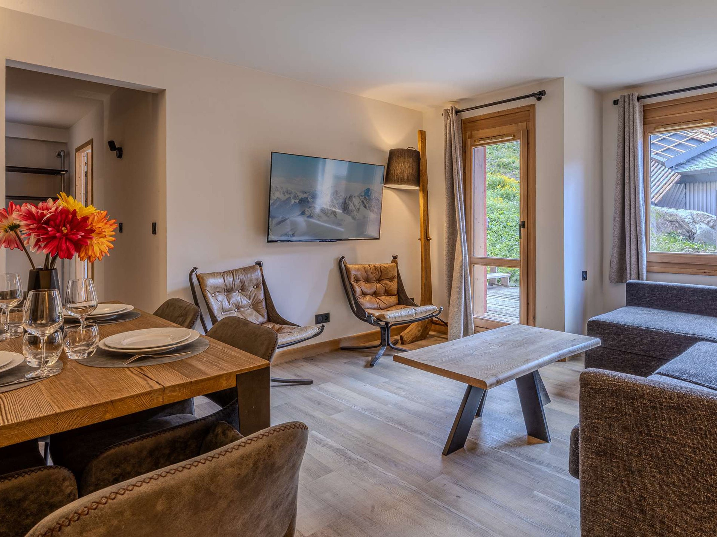 Appartement 3 kamers 6 personen met sauna - Résidence Cassiopée - Plagne - Belle Plagne