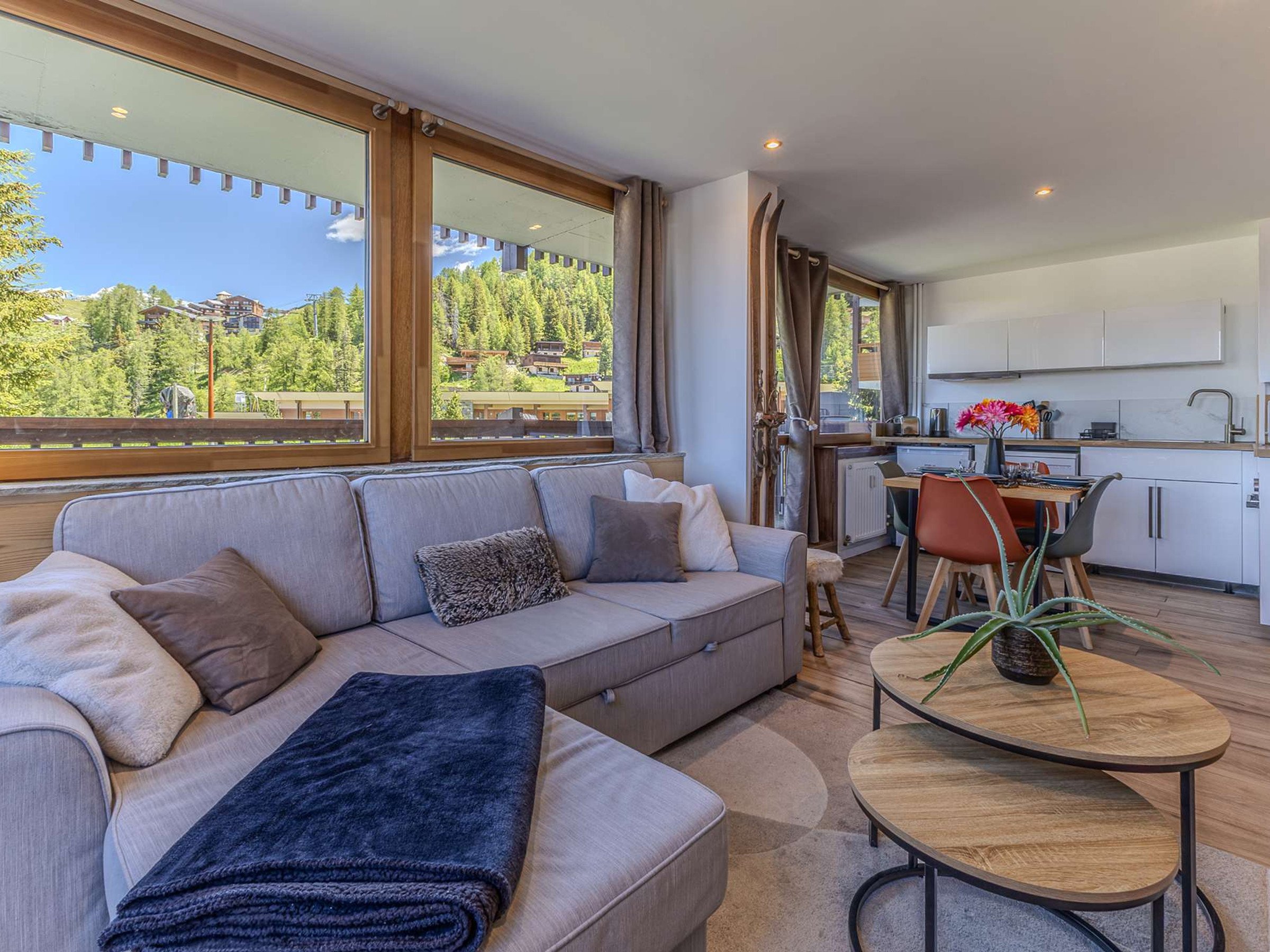 Appartement 2 pièces 4 personnes avec balcon - Résidence Mont Blanc - Plagne Centre