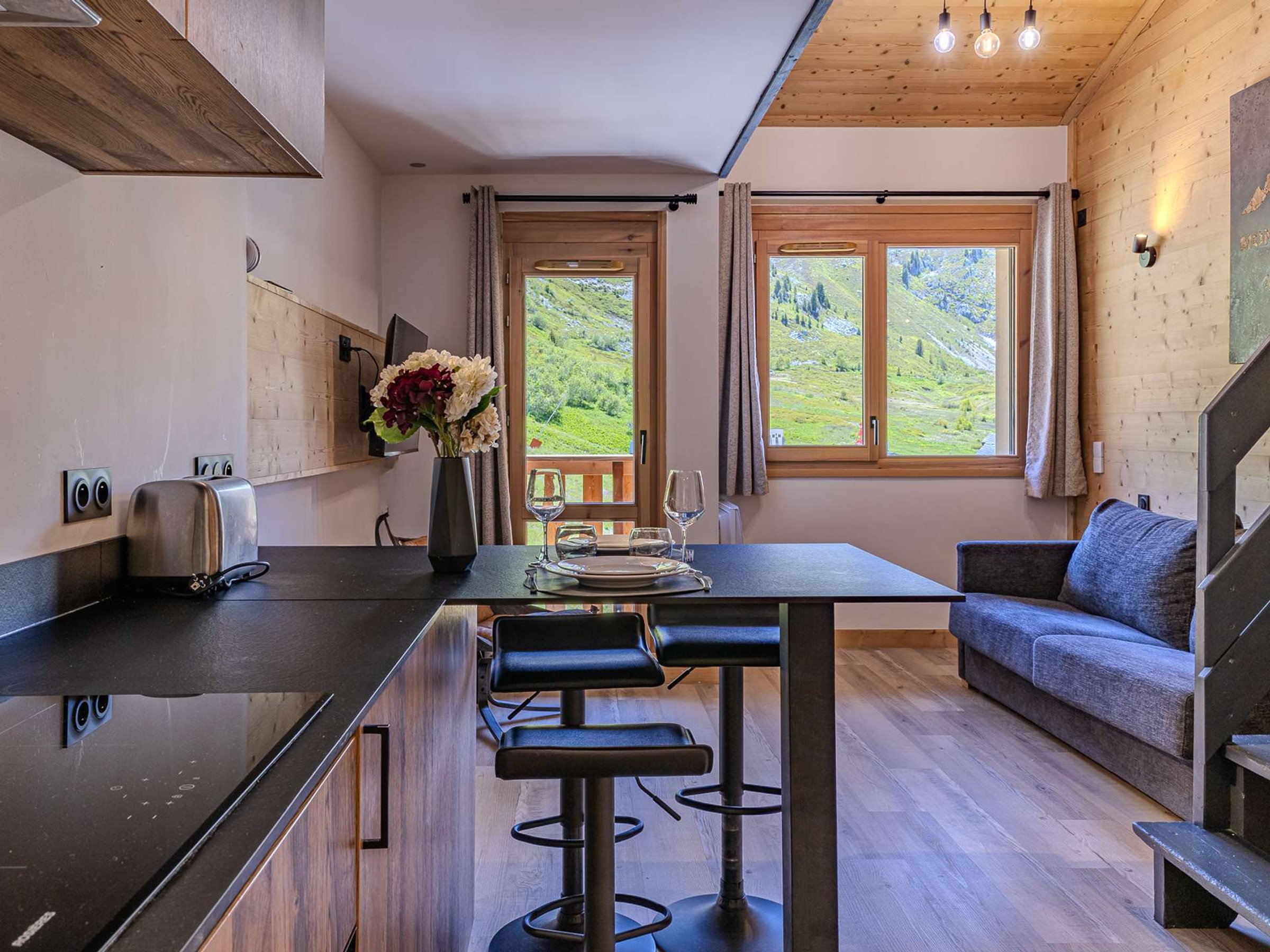 Appartement 2 pièces 2 personnes avec balcon - Résidence Cassiopée - Plagne - Belle Plagne