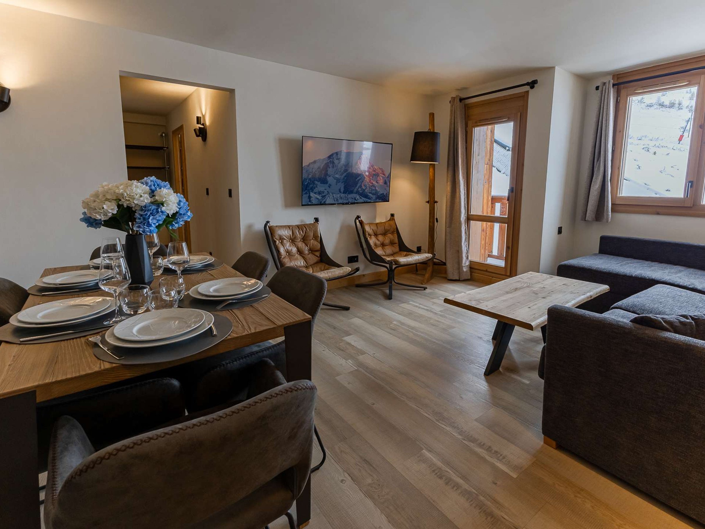 Appartement 3 pièces 6 personnes avec sauna - Résidence Cassiopée - Plagne - Belle Plagne