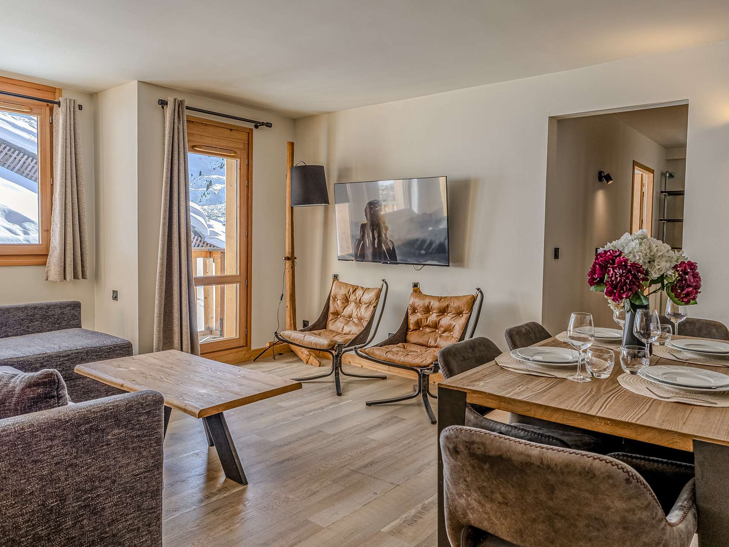 Appartement 3 pièces 6 personnes avec sauna - Résidence Cassiopée - Plagne - Belle Plagne