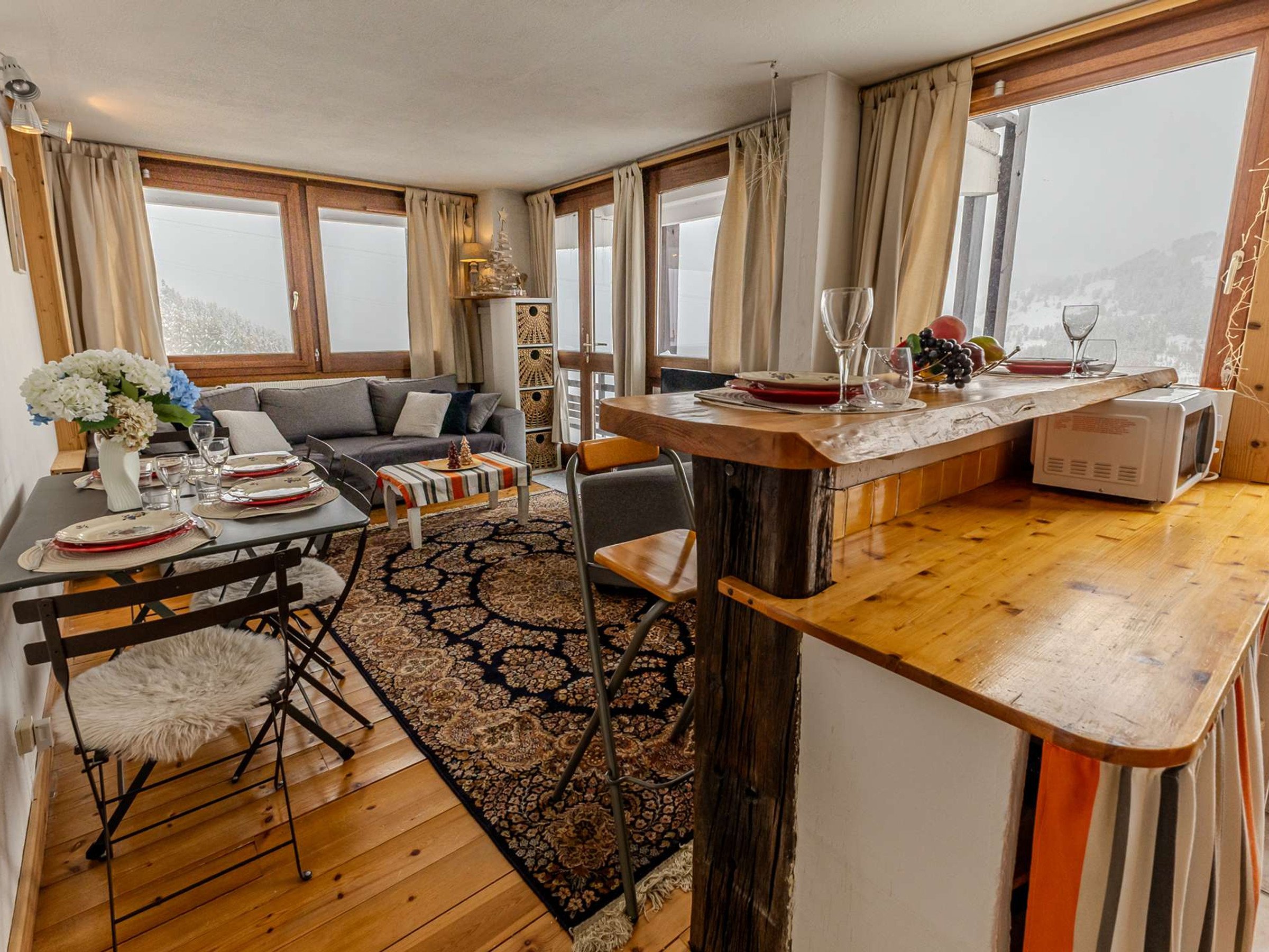 Appartement 2 pièces 6 personnes avec balcon - Résidence Aconcagua - Plagne Centre