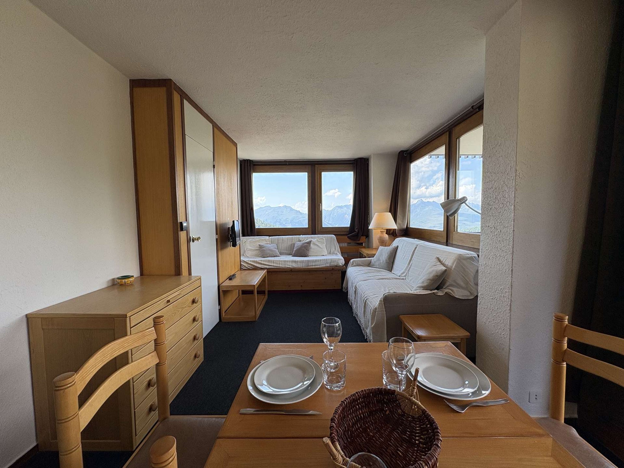 Appartement 2 pièces 6 personnes avec balcon - Résidence Mont Blanc - Plagne Centre