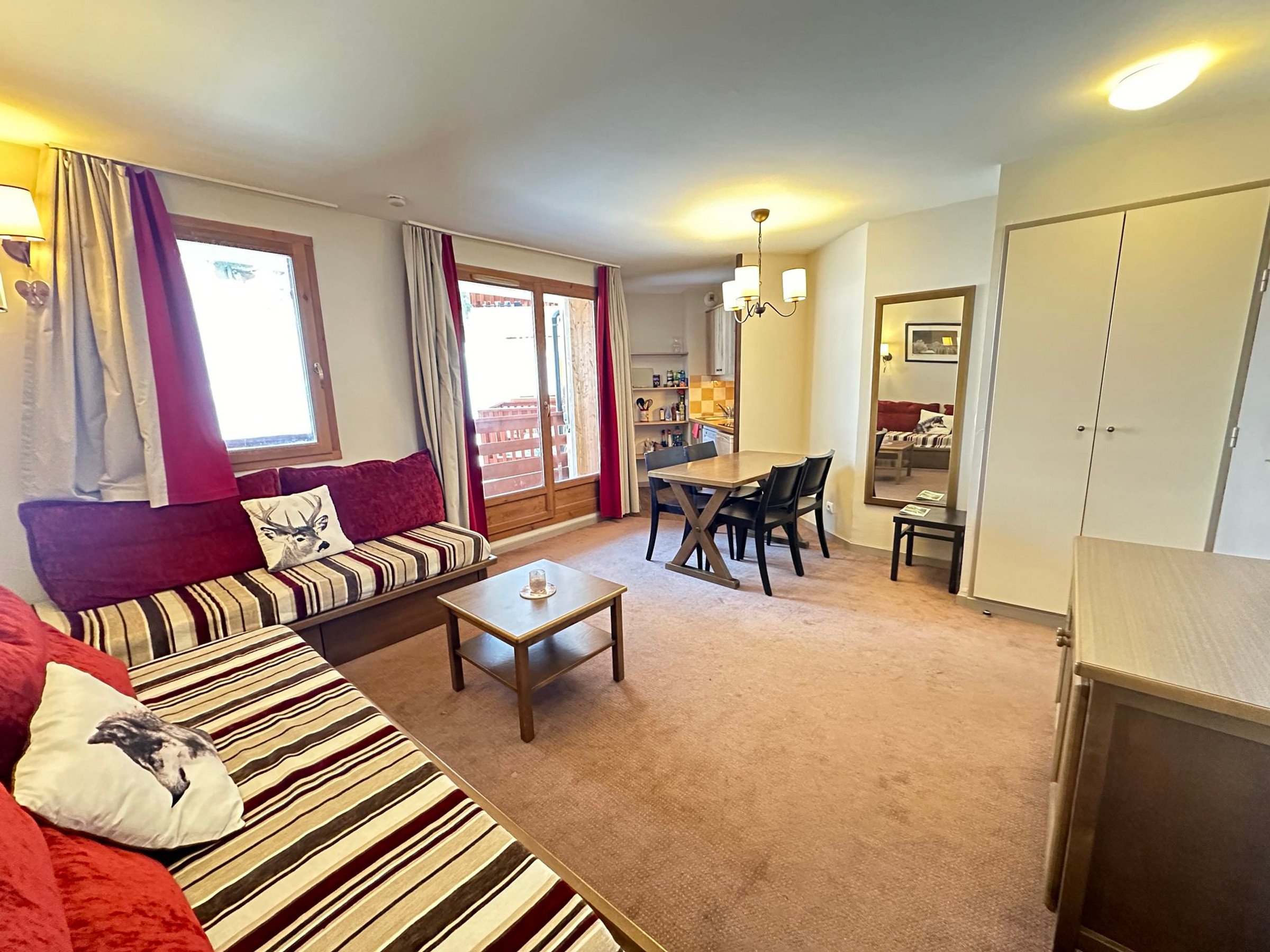 Appartement 2 pièces 5 personnes avec balcon - Résidence L'ALBANE - Vars