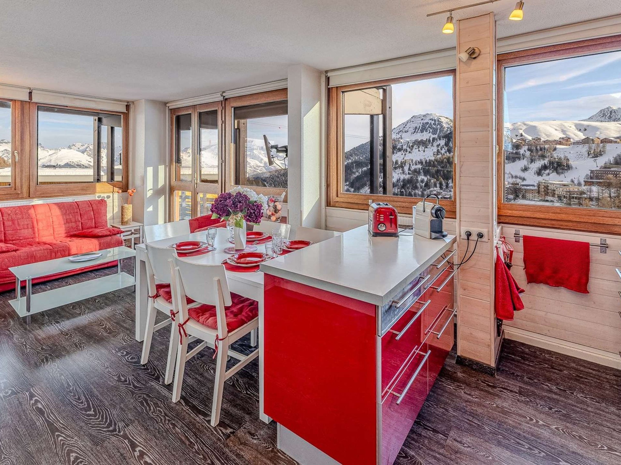 Appartement 2 pièces 6 personnes avec balcon - Résidence Aconcagua - Plagne Centre