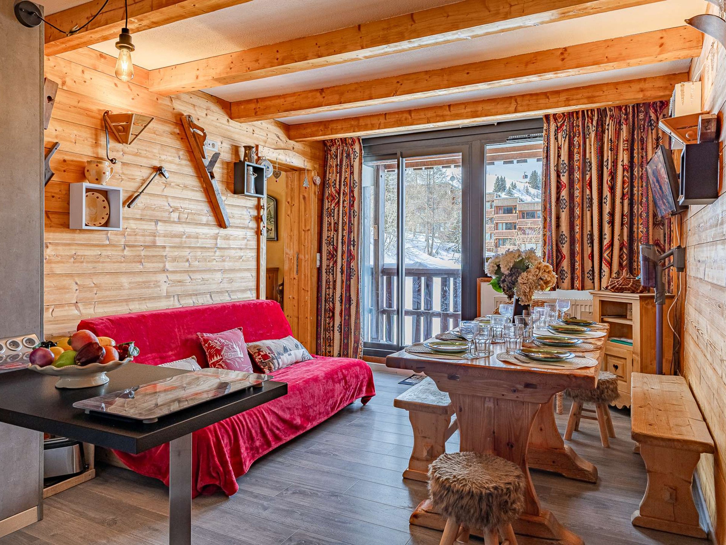 Appartement 3 pièces 8 personnes avec balcon - Résidence Le Cerro Torre - Plagne Centre