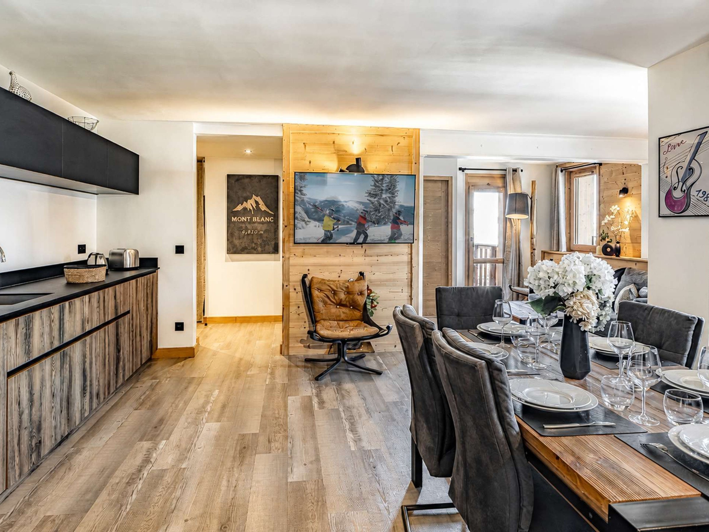 Appartement 4 kamers 6 personen met balkon - Résidence Cassiopée - Plagne - Belle Plagne