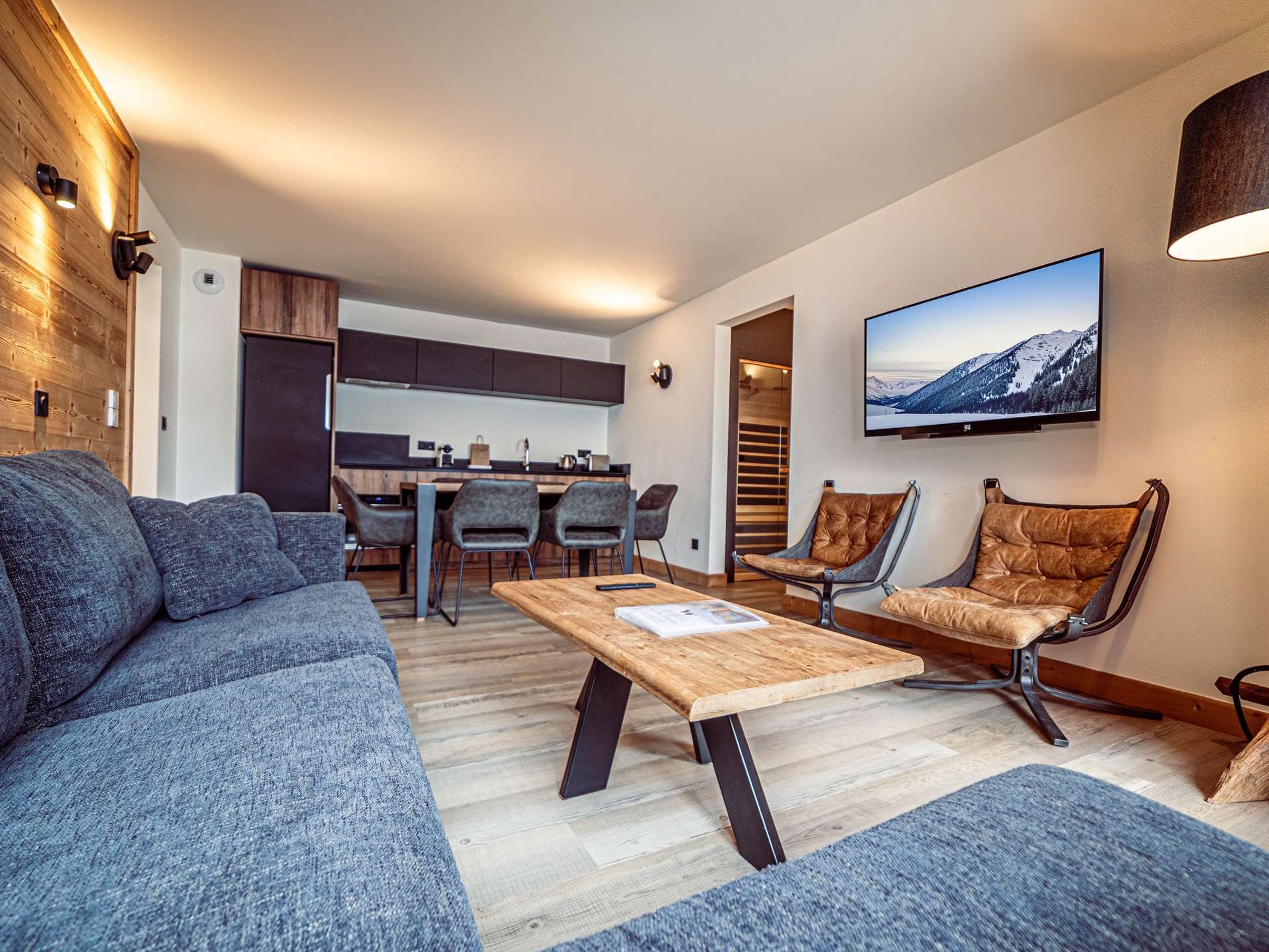 Appartement 3 pièces 6 personnes avec sauna - Résidence Cassiopée - Plagne - Belle Plagne