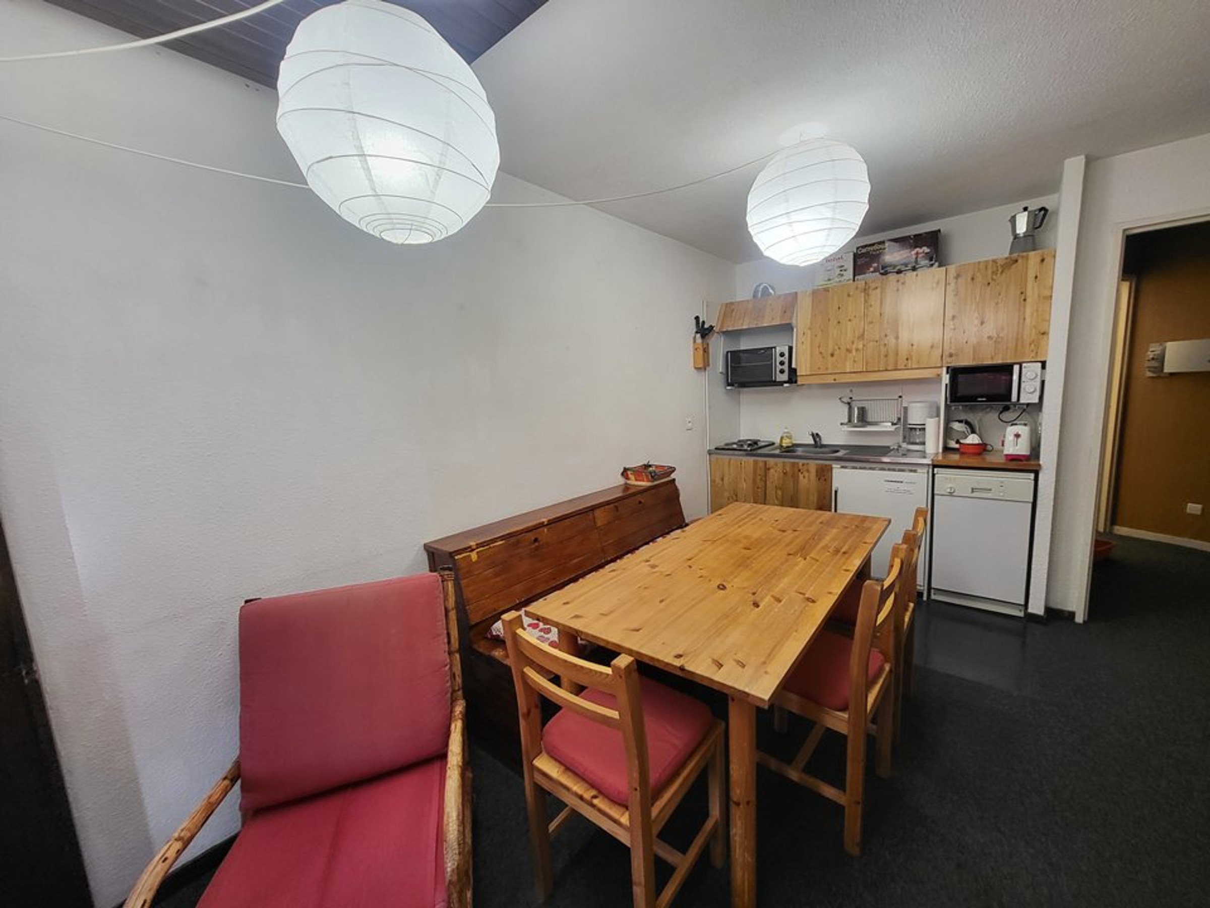 Appartement 2 pièces 6 personnes avec balcon - Résidence la loubatiere - Montgenèvre
