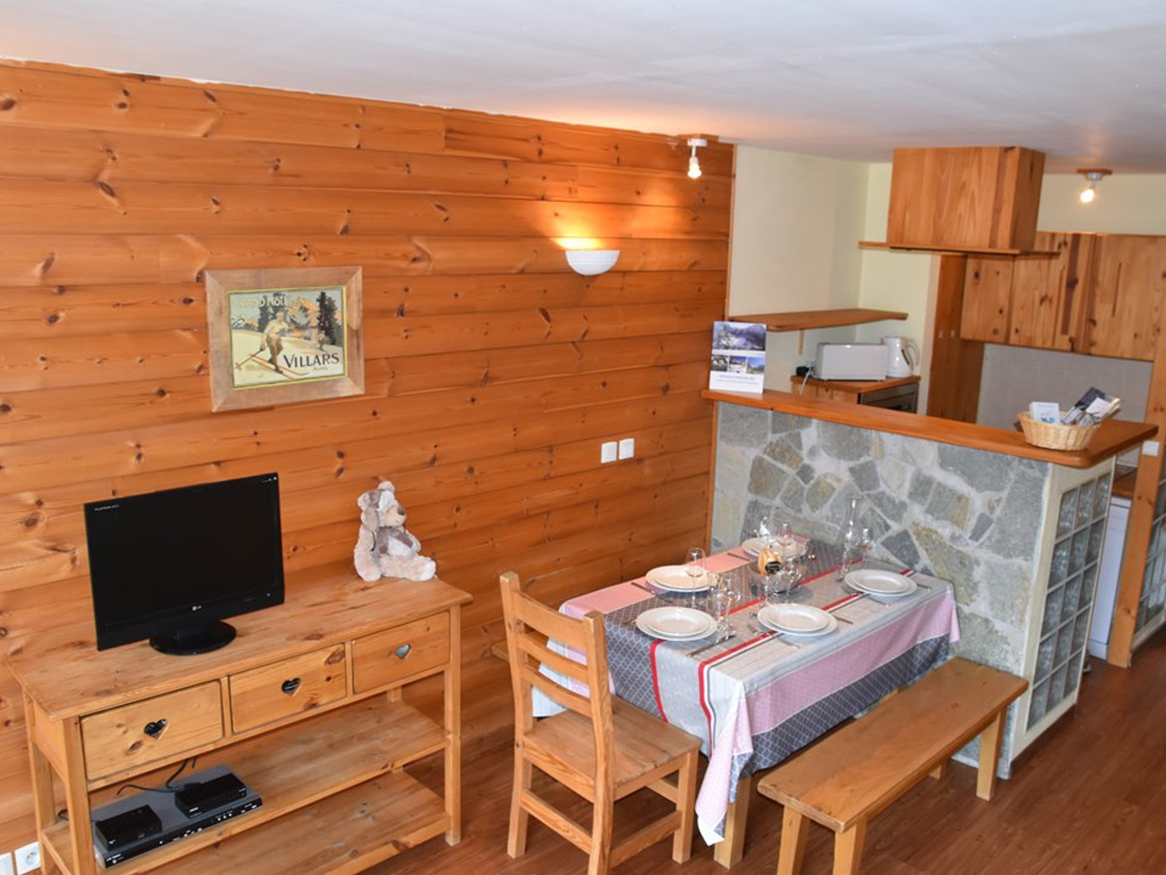 Studio 5 personnes avec balcon - Résidence la chamoisiere - Montgenèvre