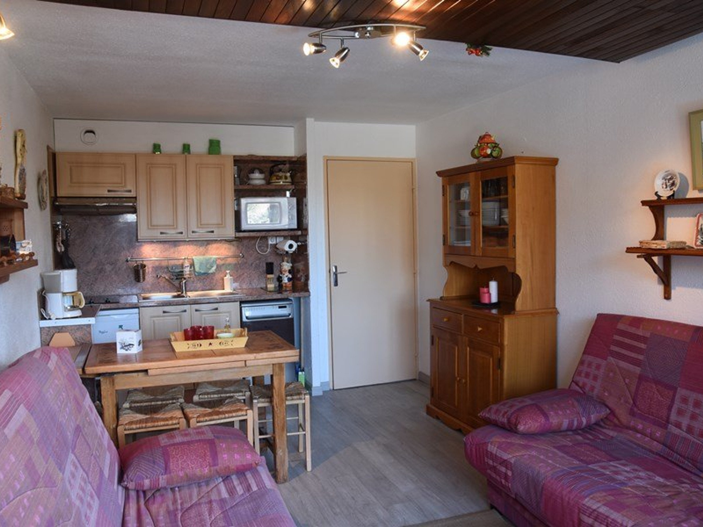 Appartement 2 pièces 6 personnes avec balcon - Résidence la loubatiere - Montgenèvre