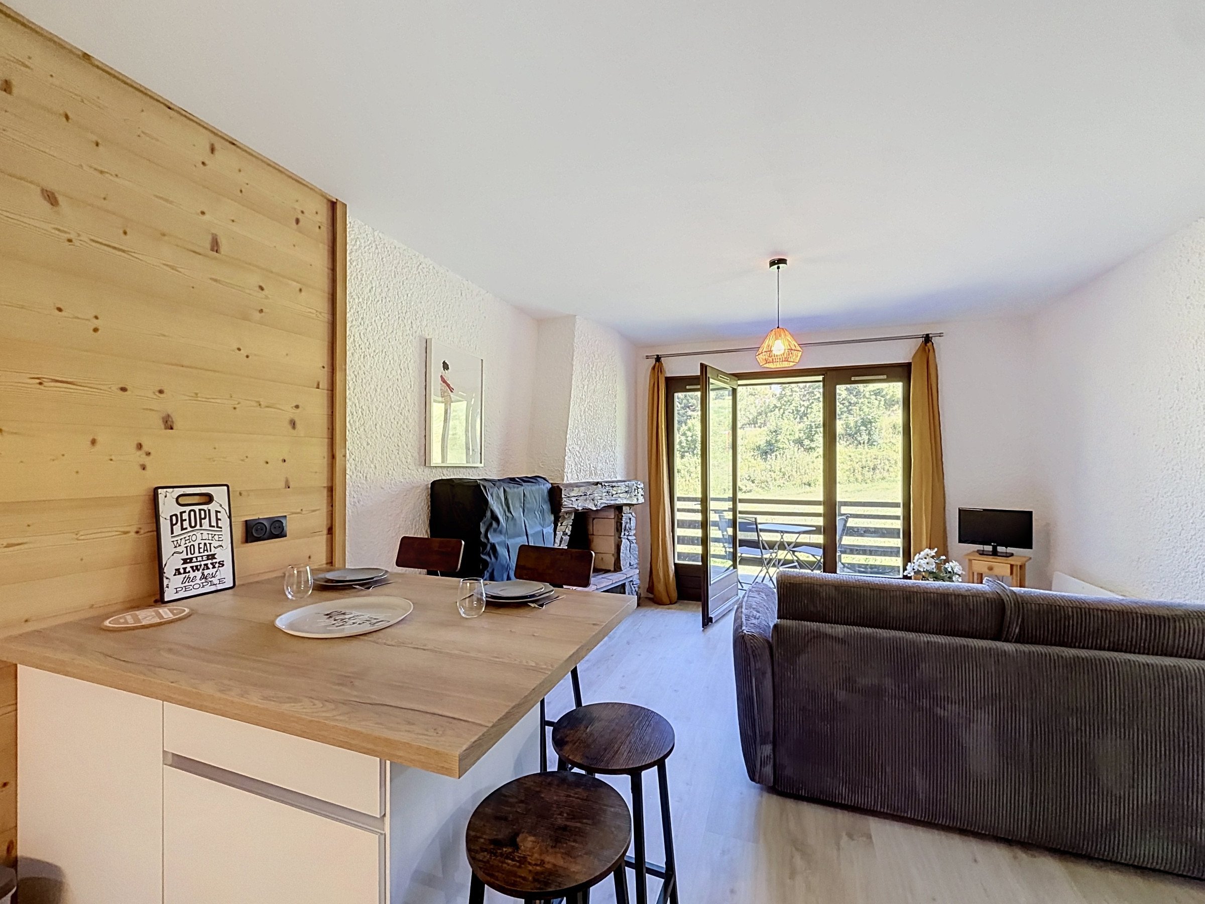 Studio 2 personnes avec balcon - Résidence L'Orée des Pistes - Les Charmes - Combloux