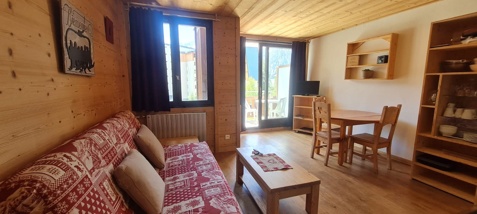 Studio 4 Personnes vue montagne - Studio Lauvitel N°E2 - ST4C - Les Deux Alpes Venosc
