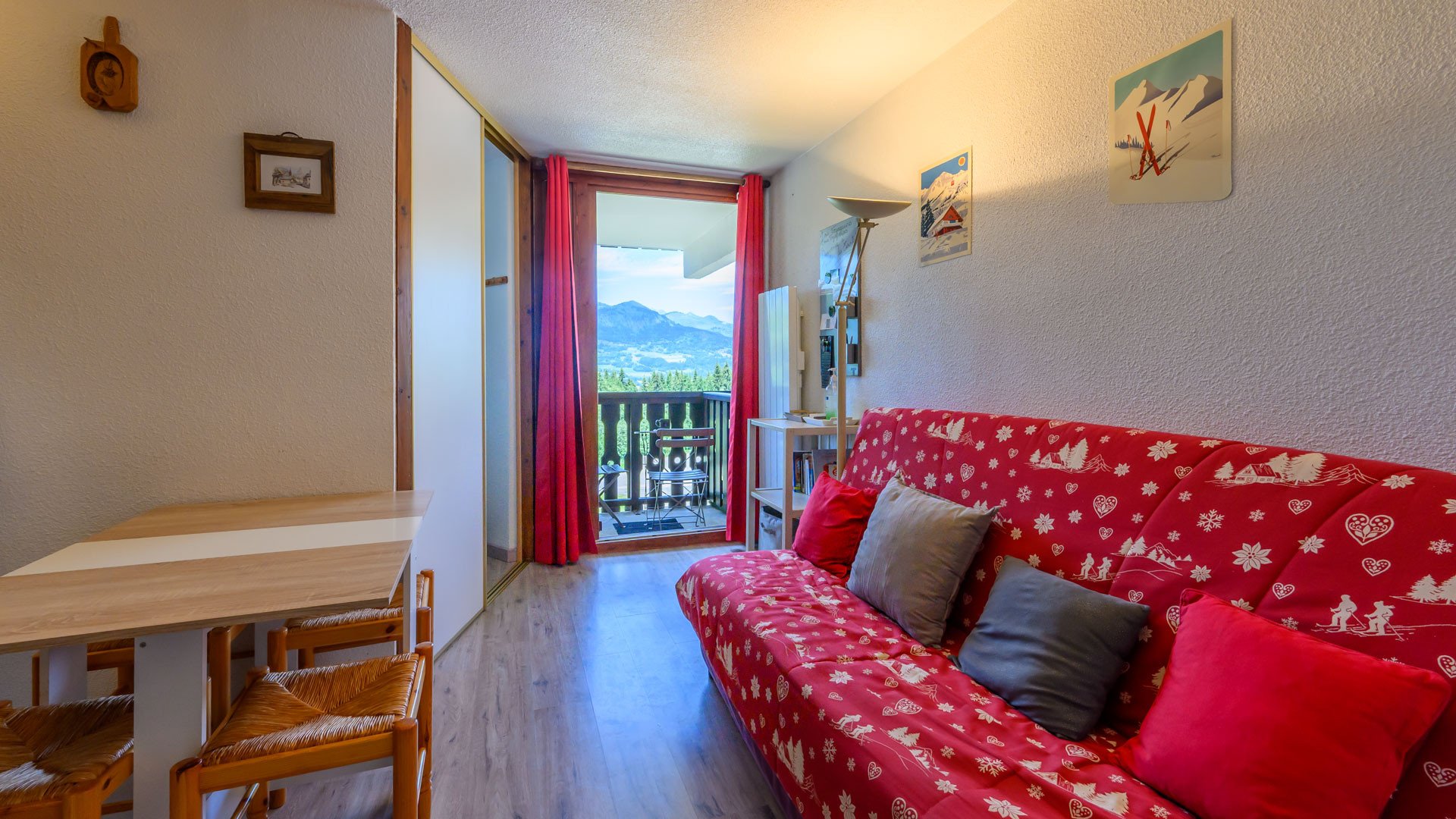 2 pièces 6 personnes vue montagne - Appartement Grand Horizon 2 N°210 - 2P6C - Morillon 1100 Les Esserts