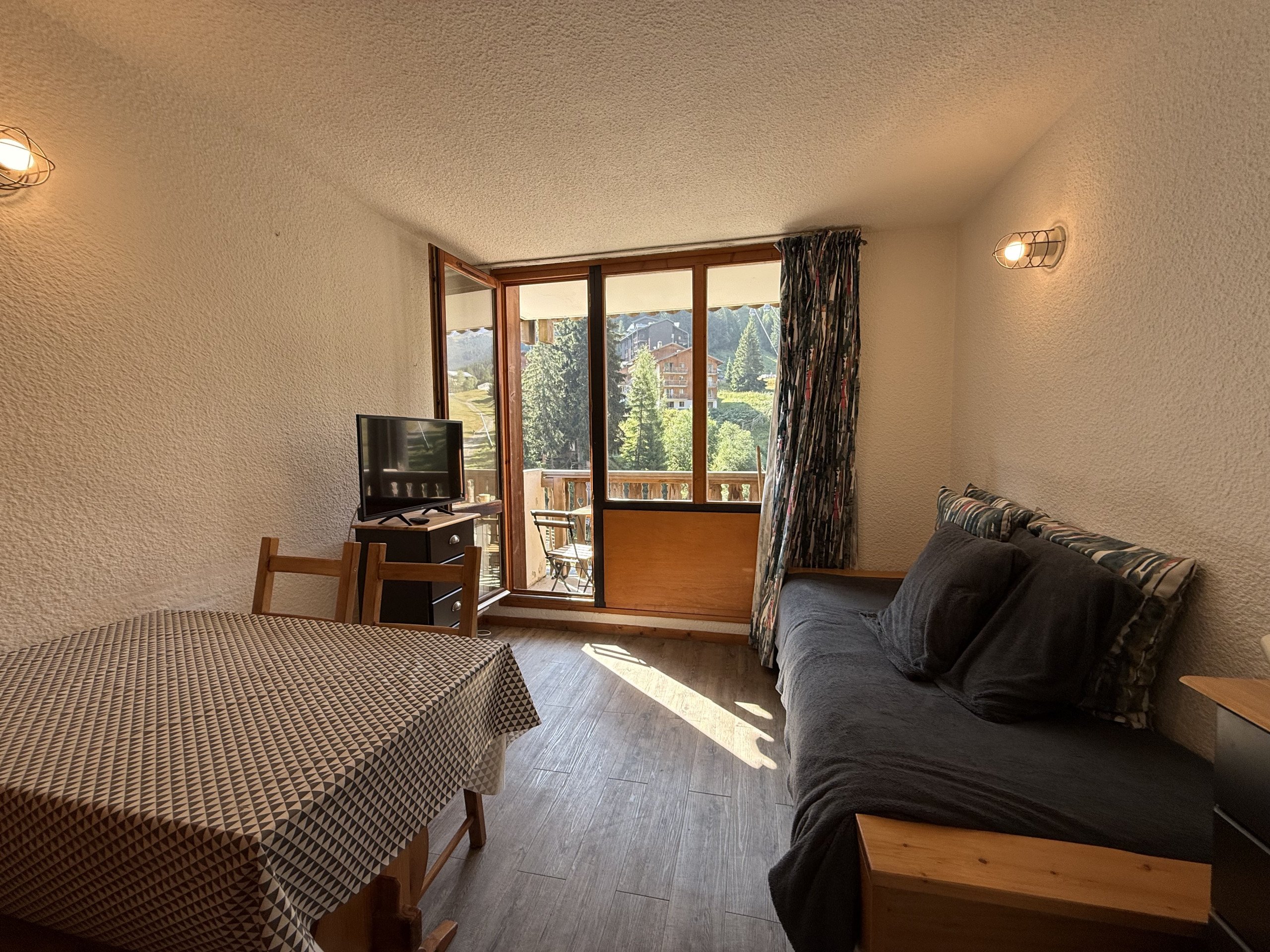 Studio 4 personnes vue montagne et vue pistes de ski - Studio Le Thabor C N°112 - ST4 - Valfréjus