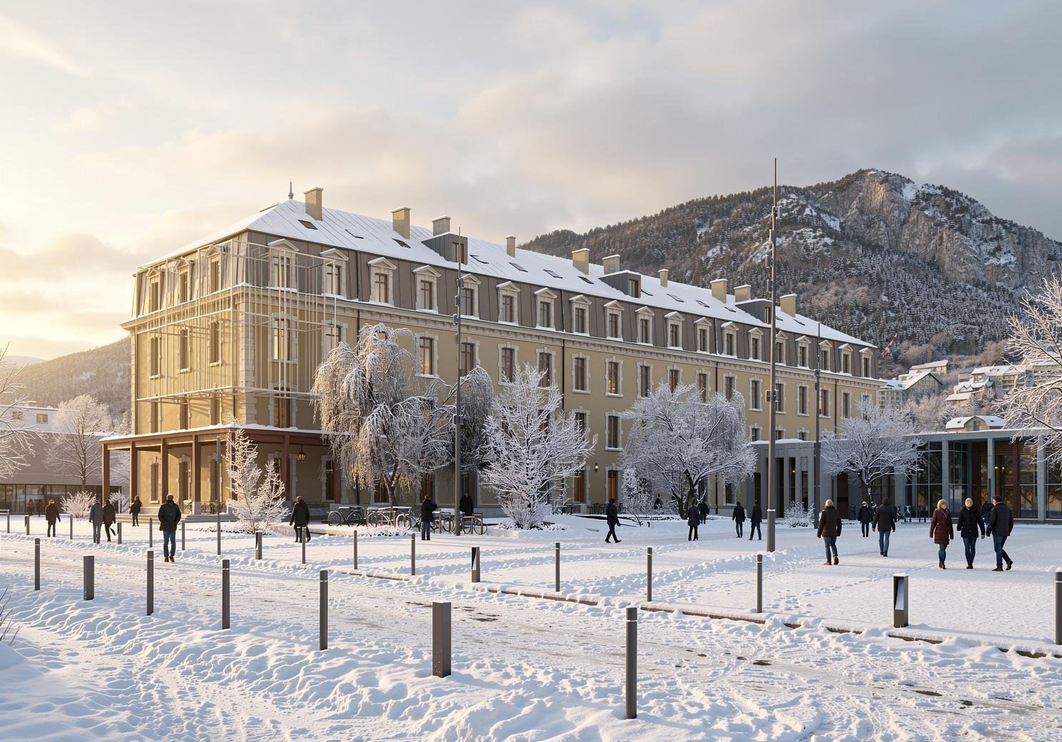Chambre 2 personnes Demi pension - Daffy Hôtel 3* - Serre Chevalier 1200 - Briançon