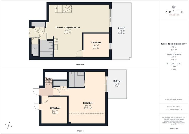 Appartement Cimes Blanches CBF24 - La Rosière