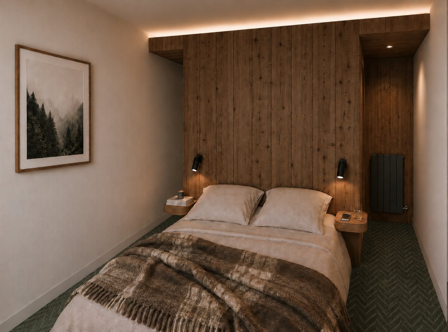 2 kamers 7 personen slaaphoek N°207 - Funiculaire Collection - Tignes Val Claret