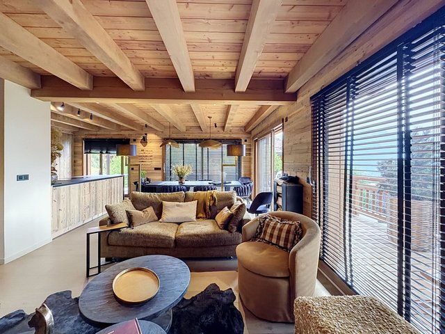 Chalet 8 pièces 8 personnes avec balcon - Combloux