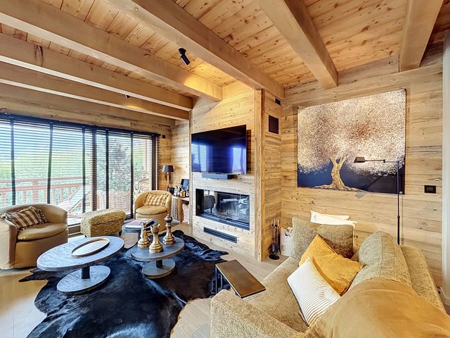 Chalet 8 pièces 8 personnes avec balcon - Combloux