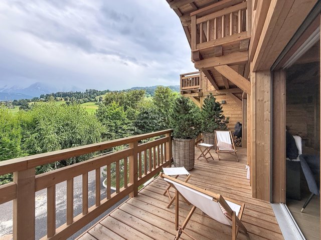 Chalet 8 pièces 8 personnes avec balcon - Combloux