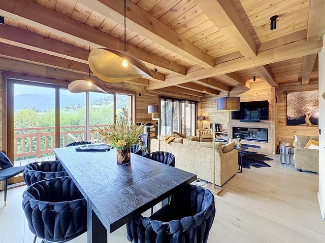 Chalet 8 pièces 8 personnes avec balcon - Combloux
