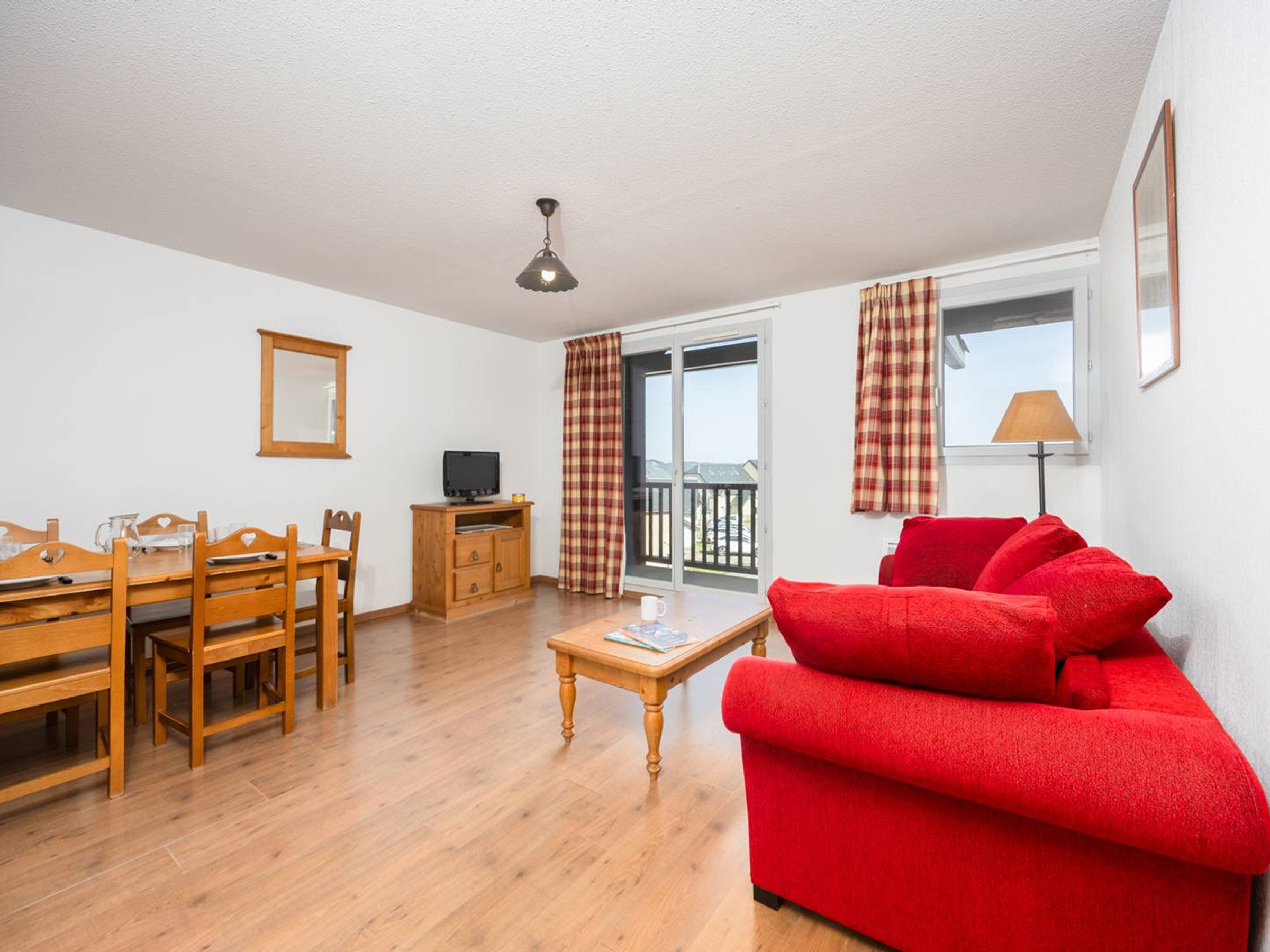 Appartement 2 kamers 6 personen met balkon - Résidence Le Forum - Peyragudes