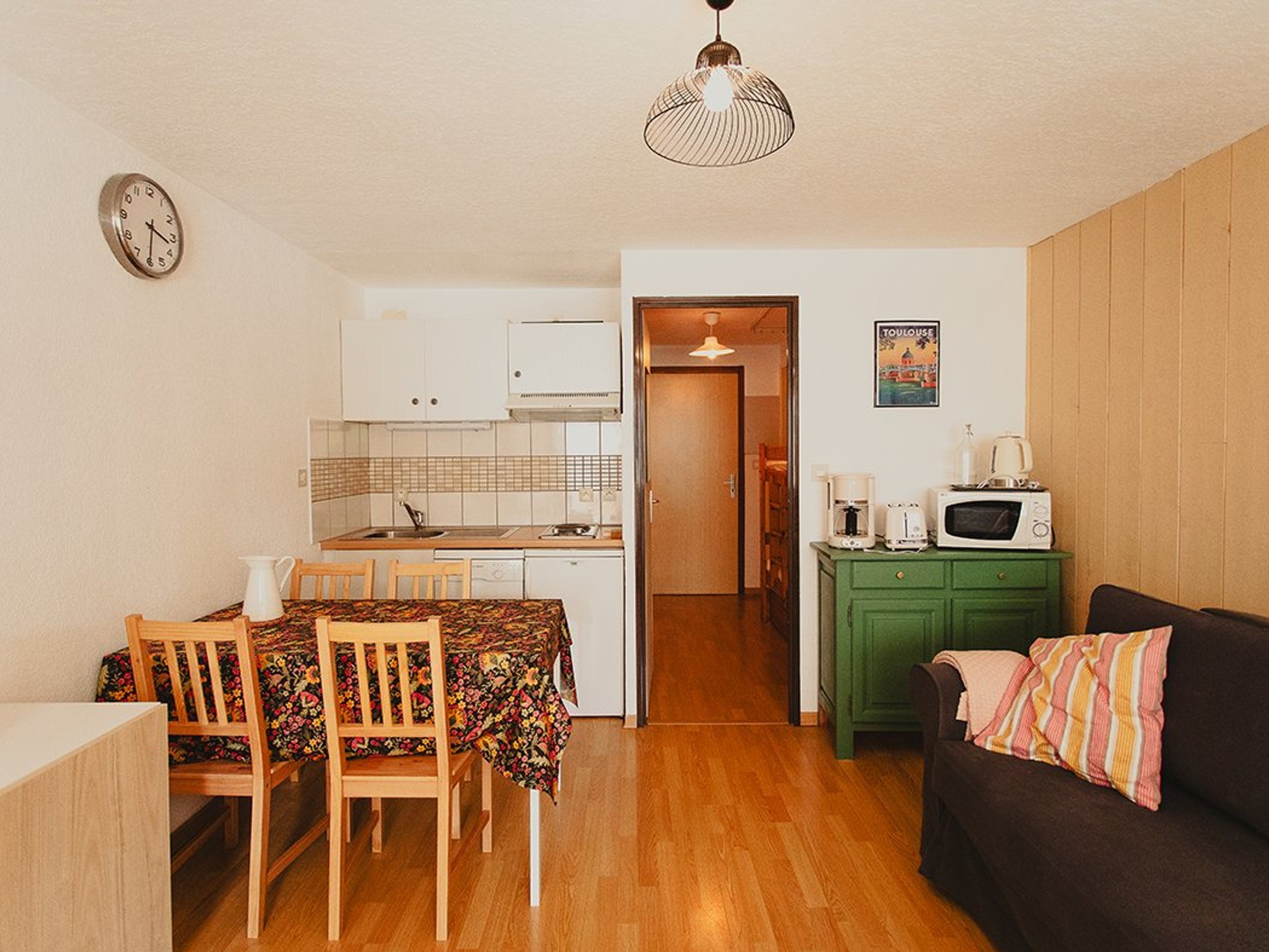 Studio 4 personen - Résidence Bel Aure 3 - Saint Lary Soulan