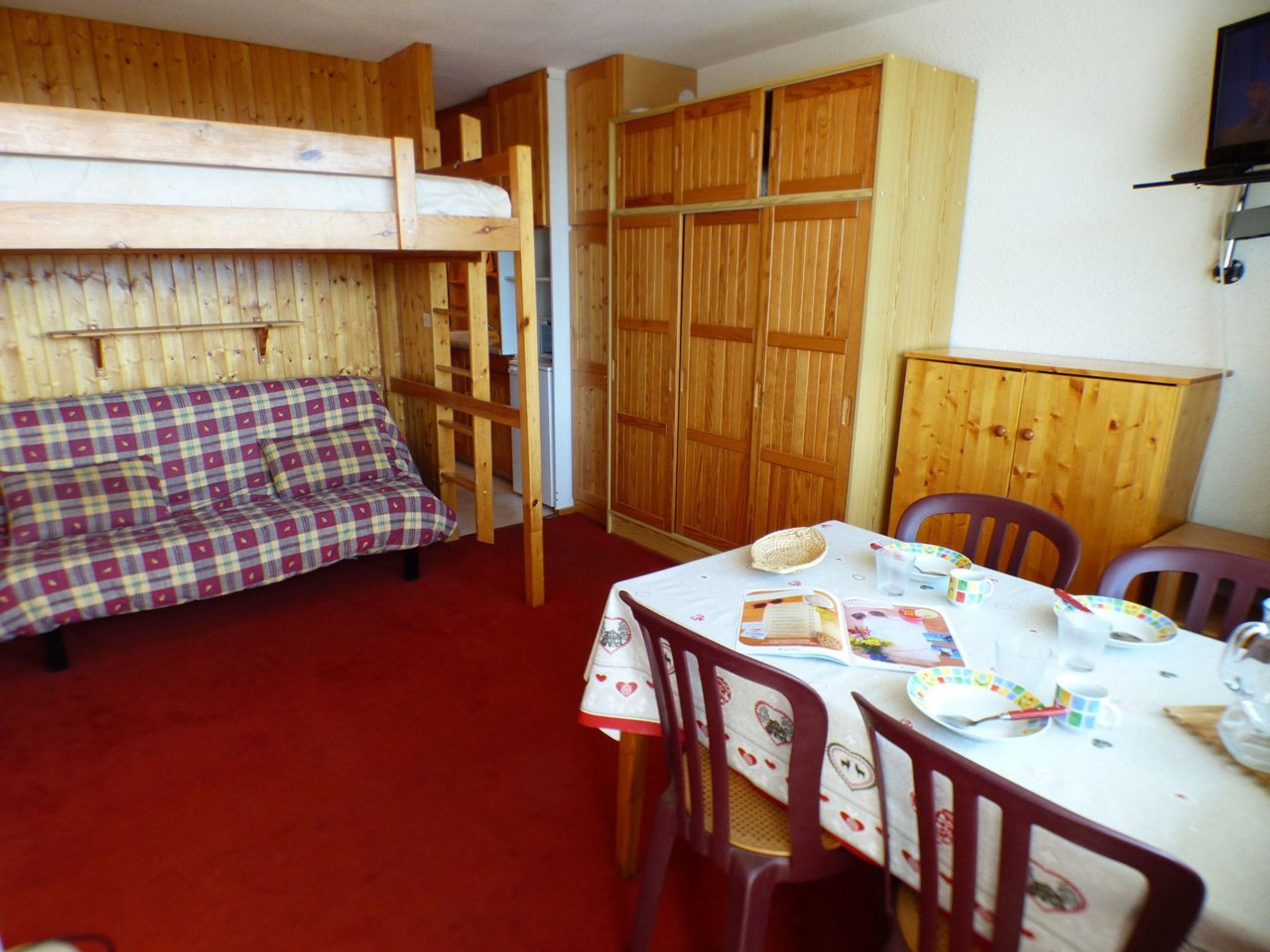 Appartement 1 kamer 3 personen met balkon - Résidence PLEIN SOLEIL BAT B - Les Saisies