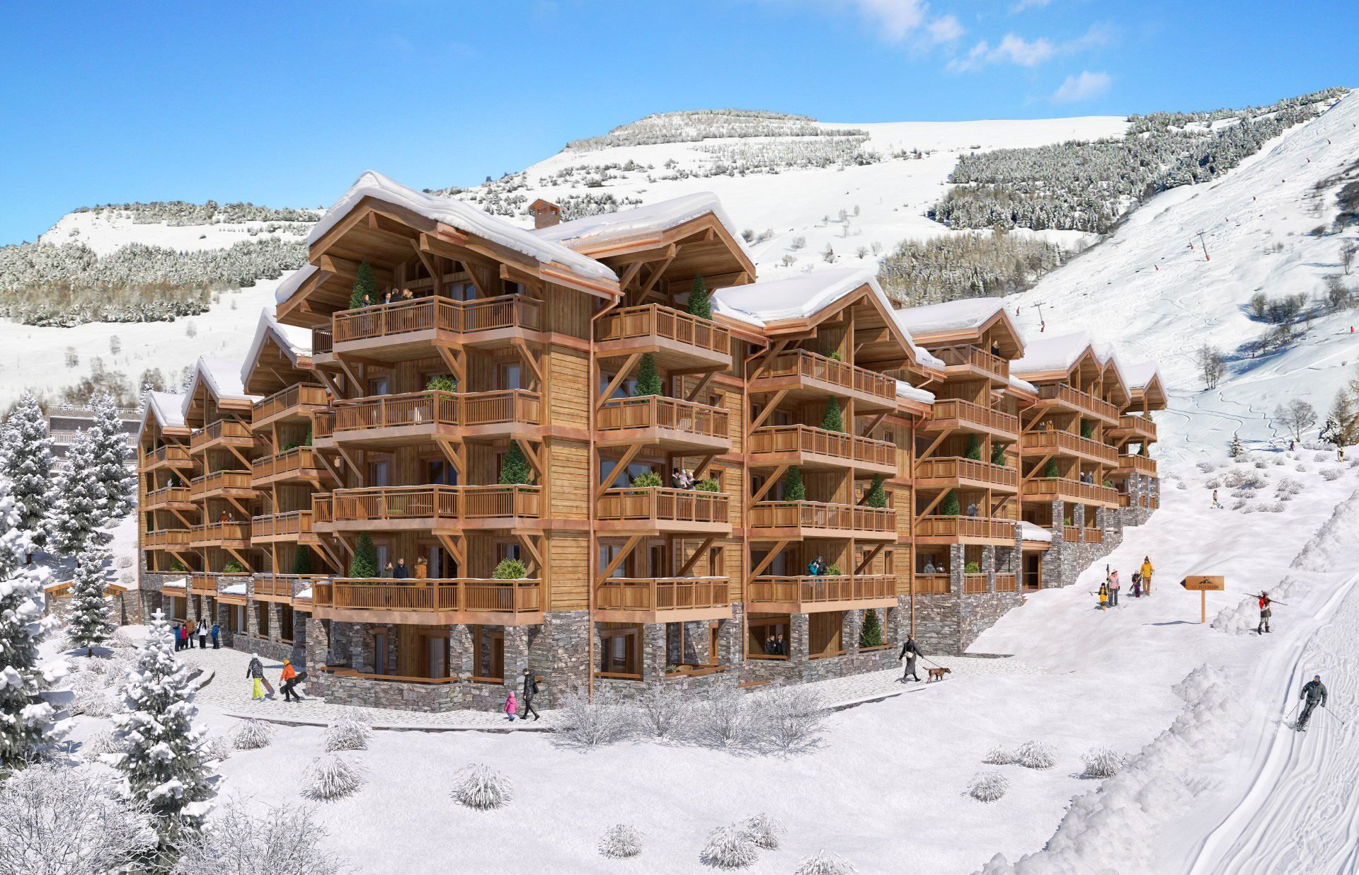 4 kamers 8 personen - Appartements TÉLÉMARK - Les Deux Alpes Centre