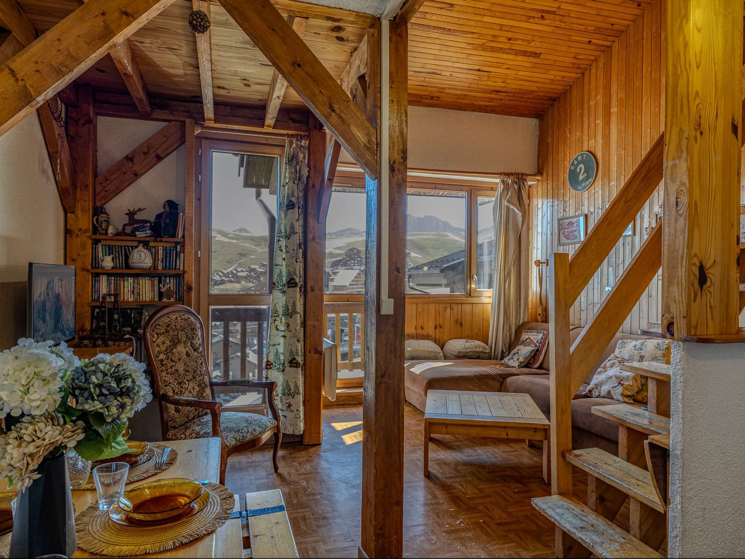 Appartement 4 kamers 10 personen met balkon - Résidence Les Aollets - Plagne Villages