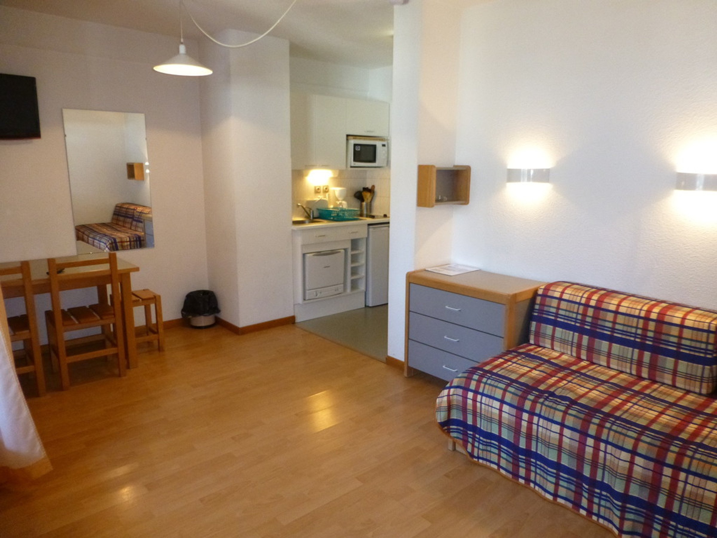 Studio 2 personen met balkon - Résidence GRAND CHALET - Brides les Bains