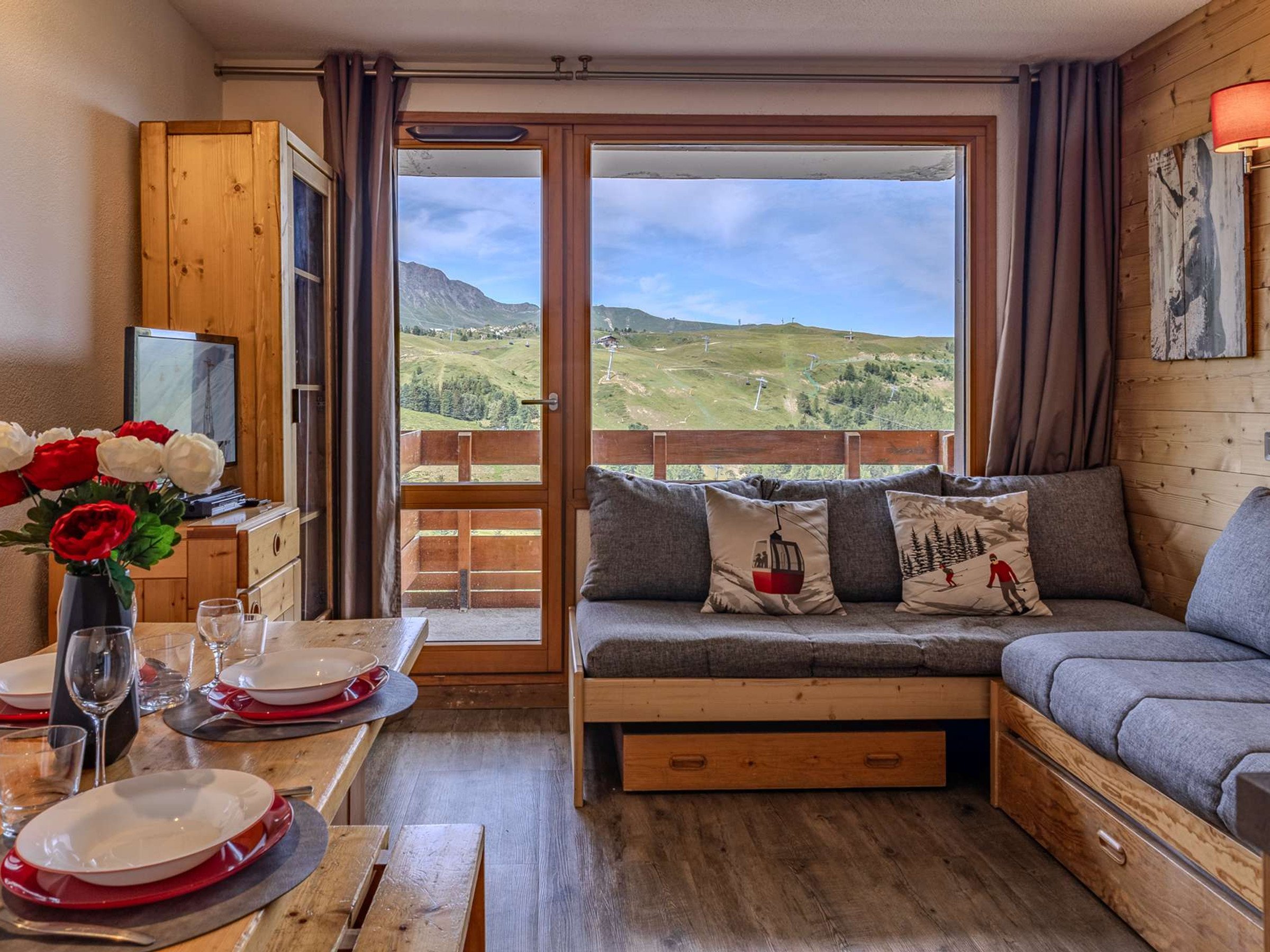 Appartement 2 pièces 4 personnes avec balcon - Résidence Phoenix - Plagne - Belle Plagne
