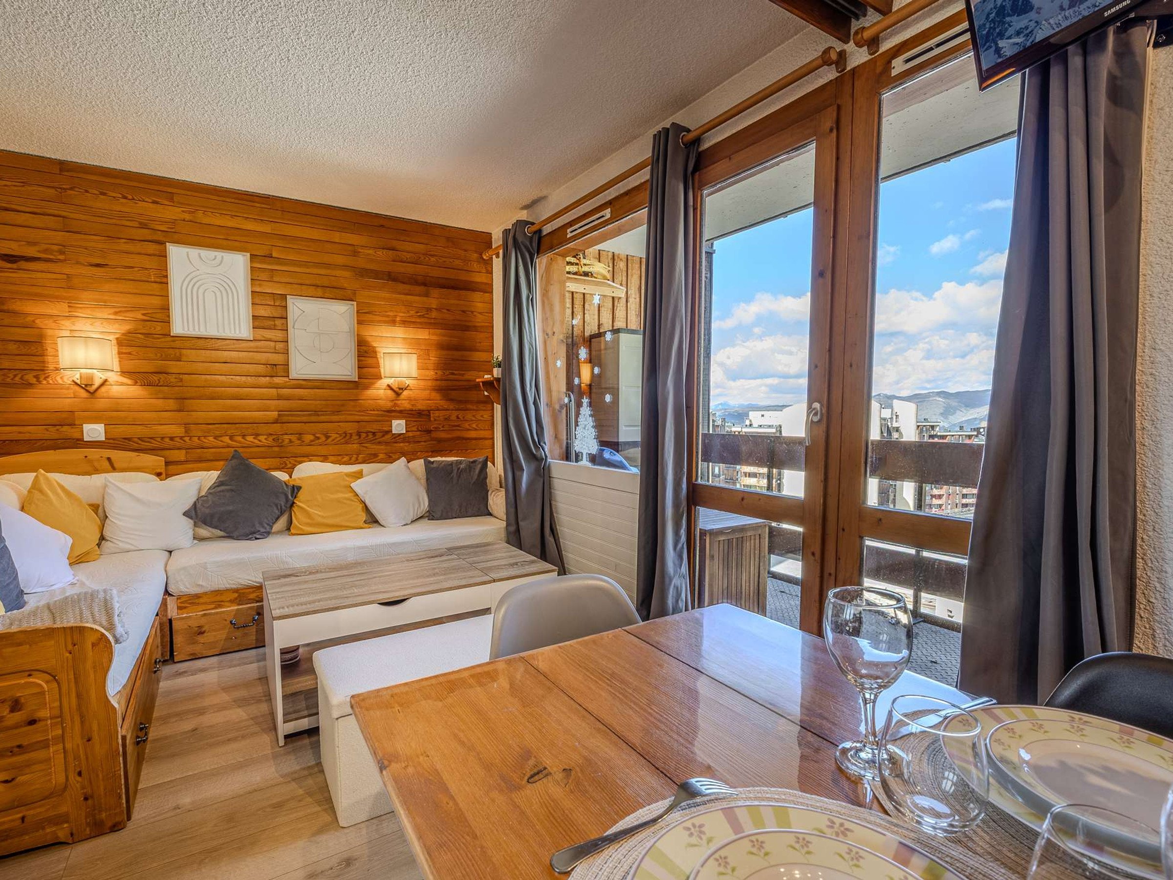 Appartement 2 pièces 5 personnes avec balcon - Résidence 3000 - Plagne Bellecôte