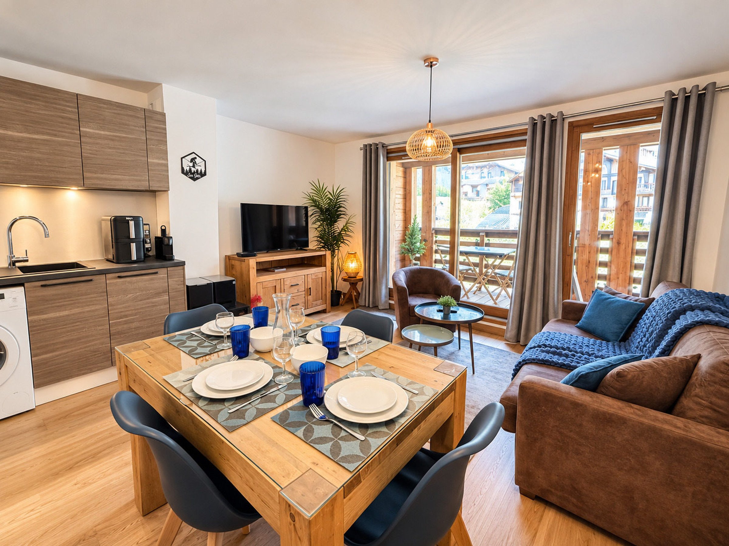 Appartement 2 pièces 4 personnes avec balcon - Résidence LE SOLARET - Les Gets