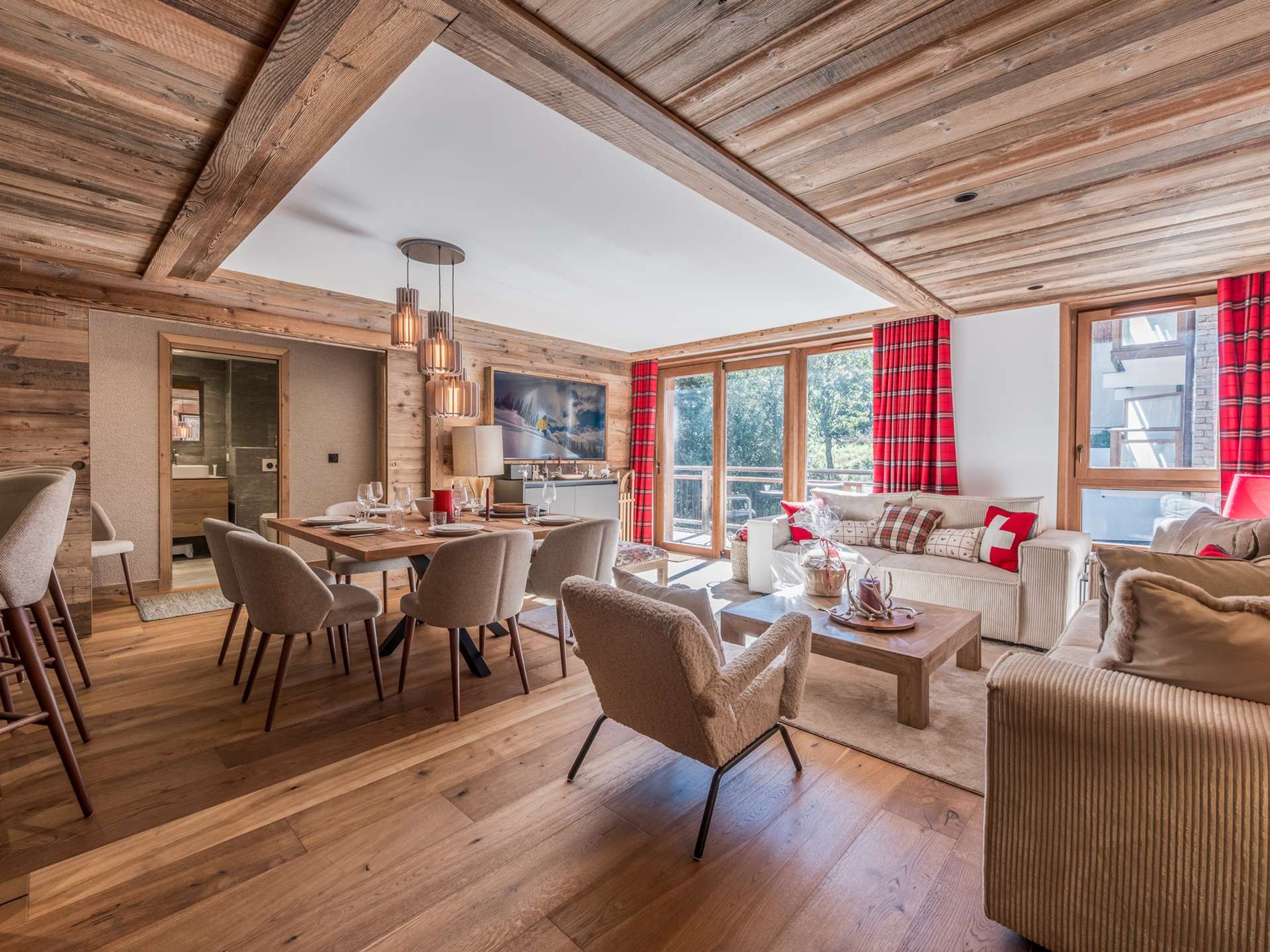 Appartement 4 pièces 8 personnes avec balcon - Résidence Ancolies - Courchevel 1550