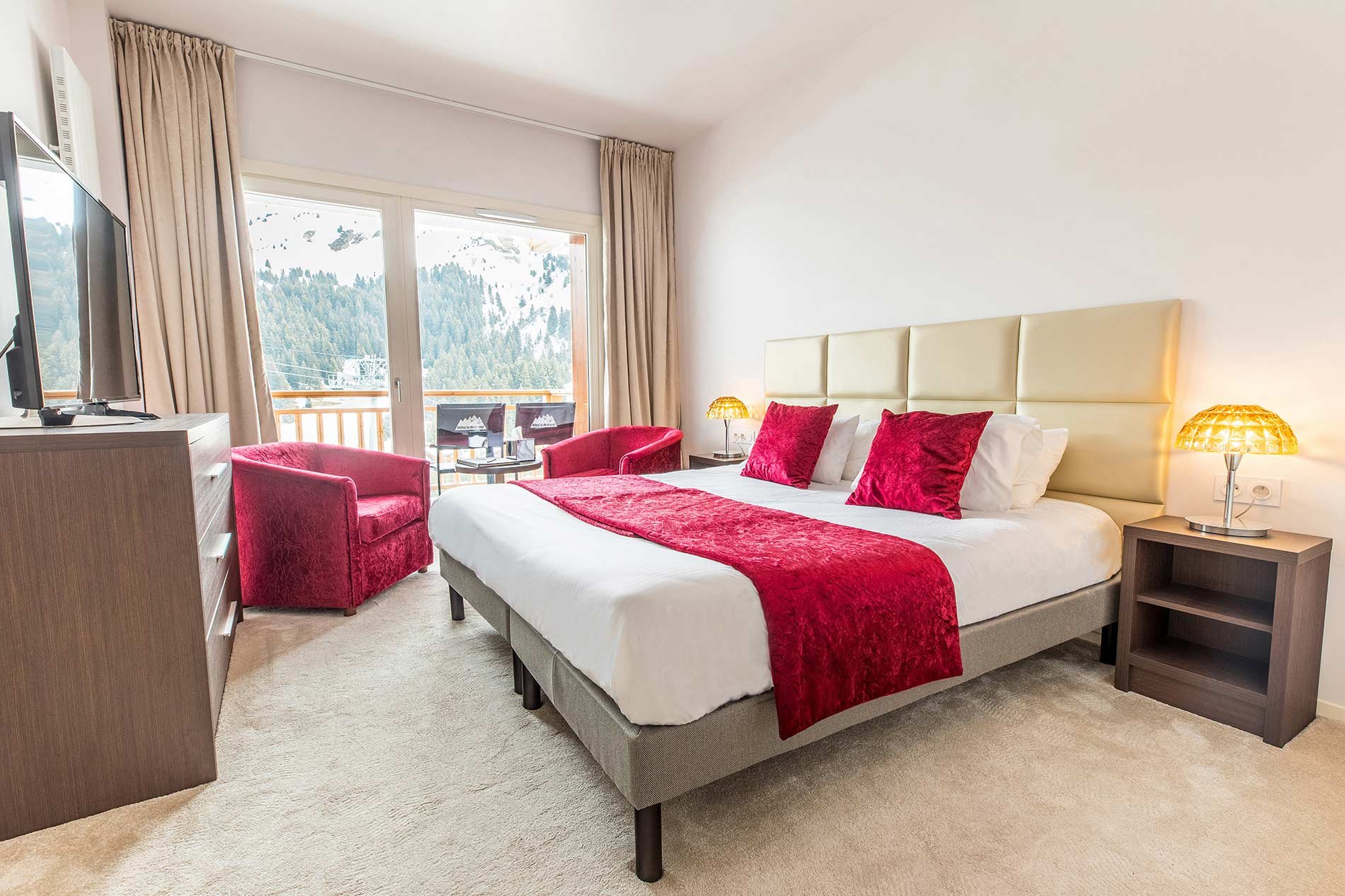 Superior comfort room: 1 adult in All inclusive - Hôtel & Spa Le Mottaret 3* - Méribel Mottaret 1850