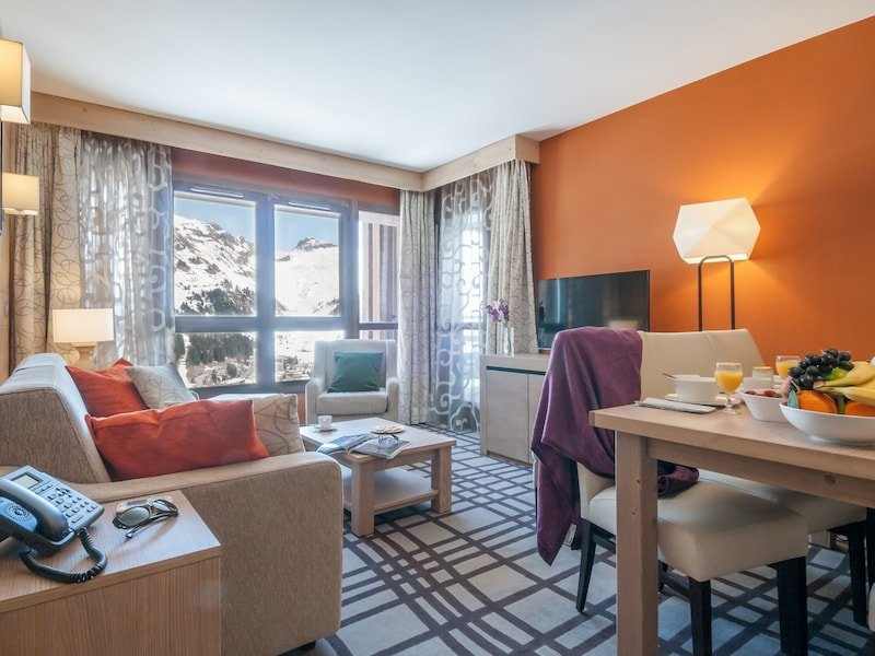 Appartement 6 personnes - 2 chambres - Balcon  - Rénové  - Pierre & Vacances Résidence premium Les Terrasses d'Hélios - Flaine Montsoleil 1750