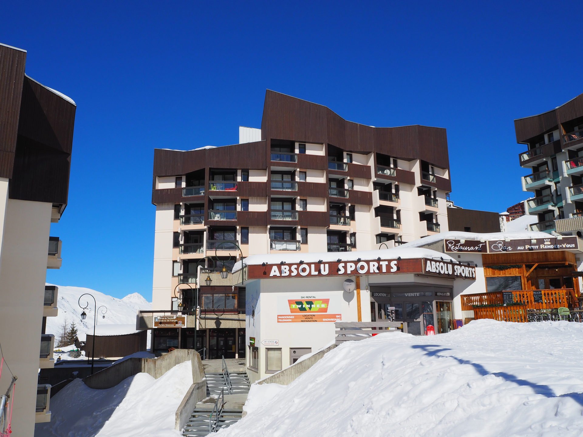 Studio 3 people - Appartements GENEPI - Les Menuires Reberty 1850