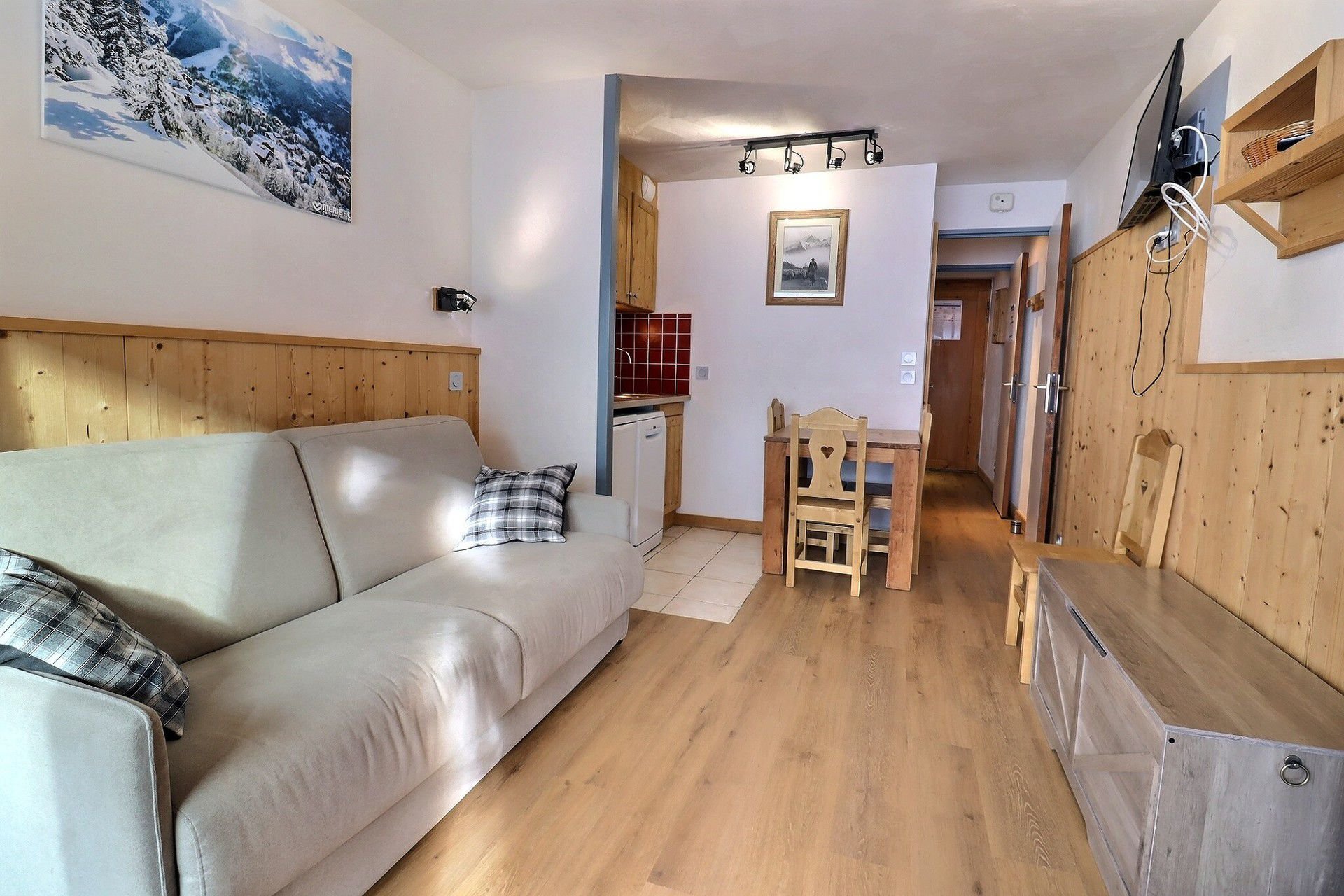 Studio 4 personnes Confort - Appartements PRALIN - Méribel Mottaret 1850