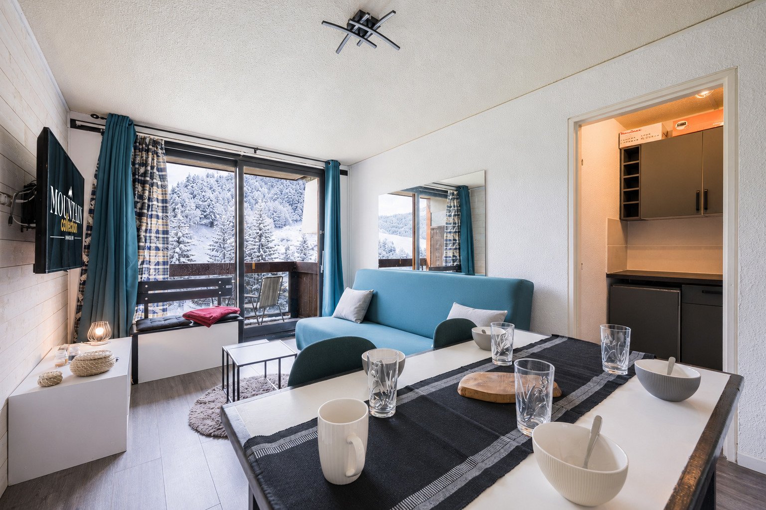 Studio 5 Personen Confort - Appartements PHENIX - Le Corbier