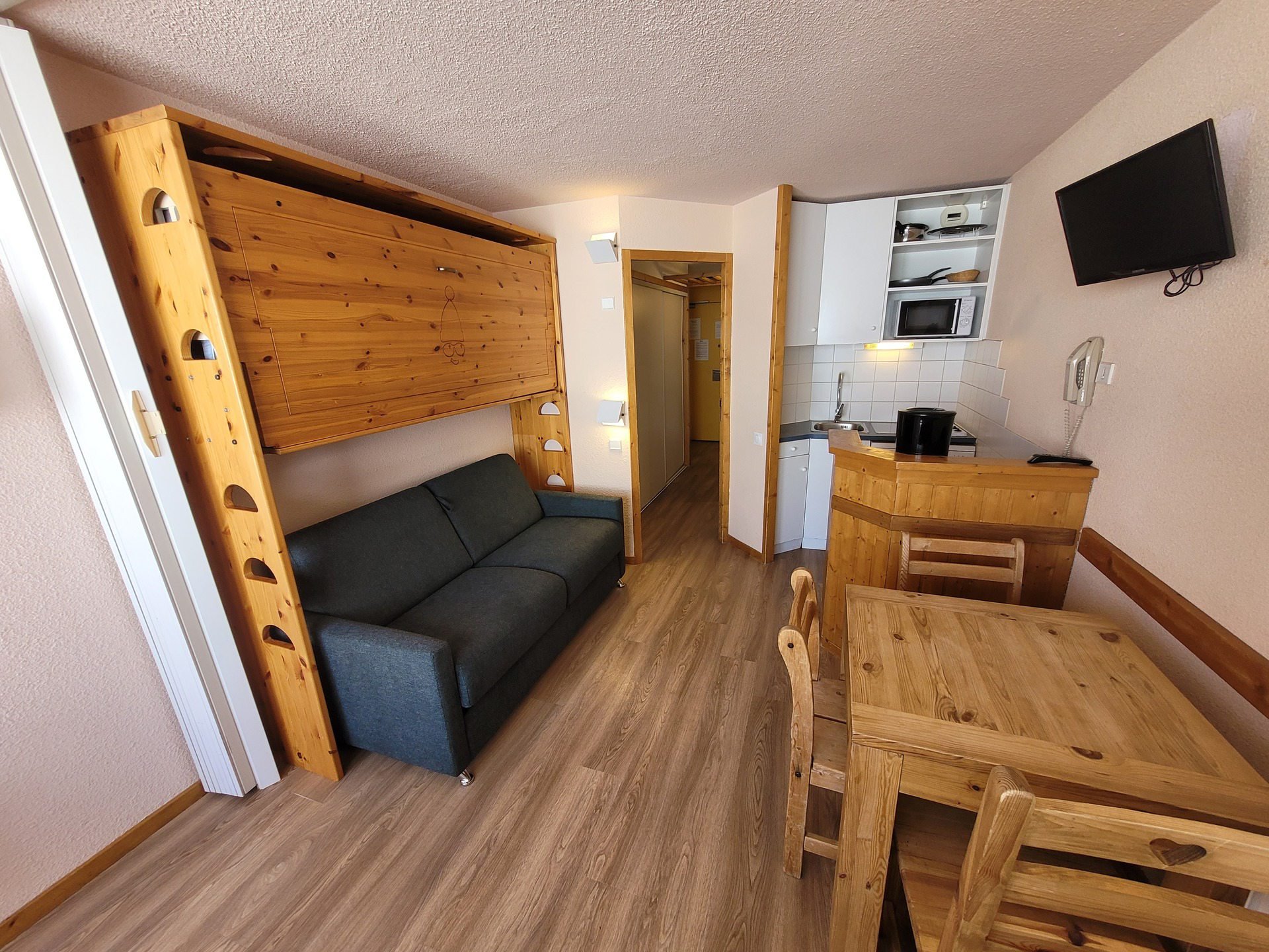 Studio divisible 3/4 personnes Étoile 19 - travelski home classic - Vue Pistes - Plagne - Aime 2000