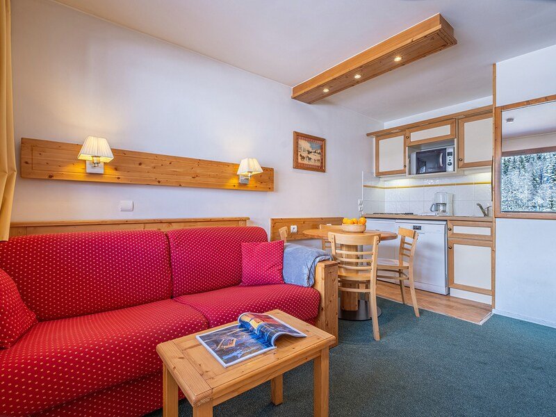 Studio 4 personen - 1 slaaphoek - Balkon - Pierre & Vacances Résidence Le Peillon - Méribel Centre 1600