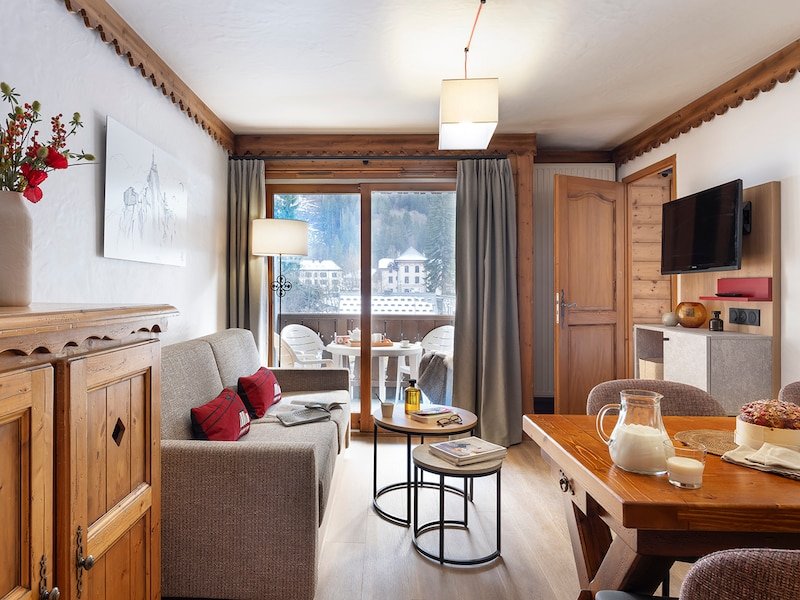Appartement 4 personnes - 1 chambre - Rénové  - Pierre & Vacances Résidence premium La Ginabelle - Chamonix Centre