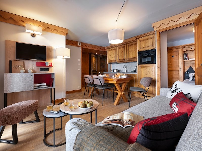 Appartement 6 personnes - 2 chambres  - Pierre & Vacances Résidence premium Les Alpages de Reberty - Les Menuires Reberty 2000