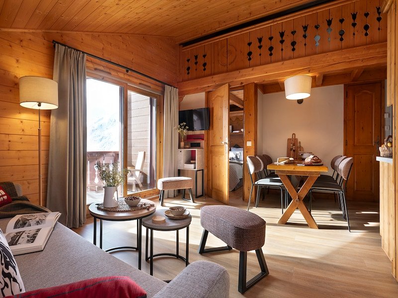 Appartement 8 personnes - 2 chambres + 1 mezzanine  - Pierre & Vacances Résidence premium Les Alpages de Reberty - Les Menuires Reberty 2000