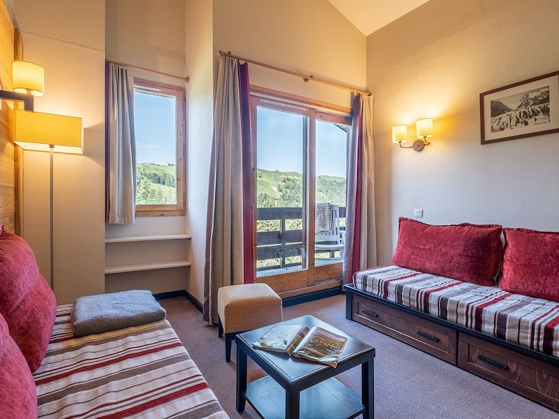 Appartement 8 personnes - 2 chambres + 1 coin nuit -Vue montagne  - Pierre & Vacances Résidence Le Quartz - Plagne - Belle Plagne