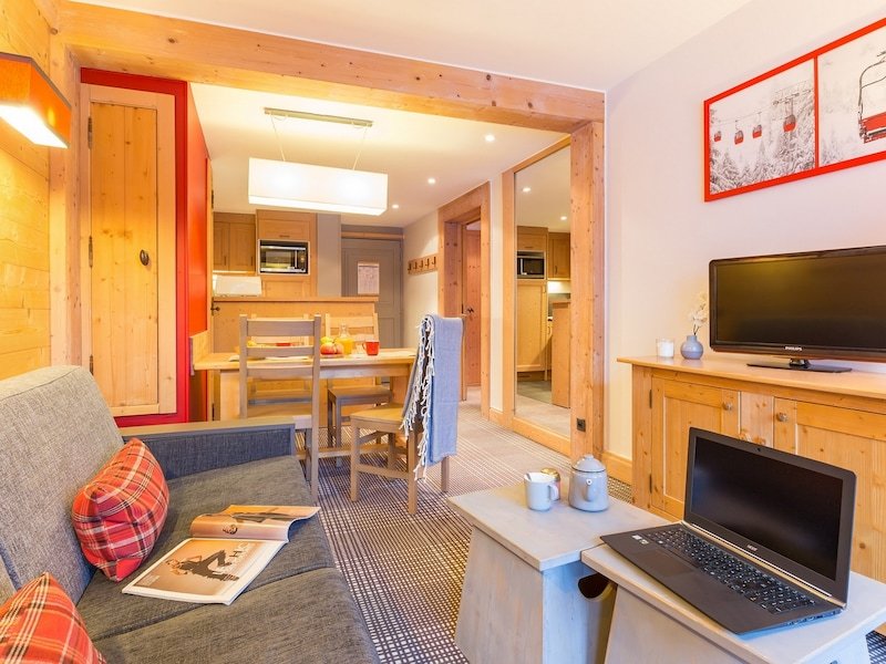 Appartement 4 personen - 1 slaapkamer - Pierre & Vacances Résidence premium Les Crêts - Méribel Mottaret 1850