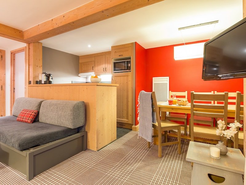Appartement 7 personen - 2 slaapkamers + 1 slaaphoek - Pierre & Vacances Résidence premium Les Crêts - Méribel Mottaret 1850